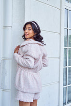 Load image into Gallery viewer, Short Pink Tweed Jacket - ANI CLOTHING
