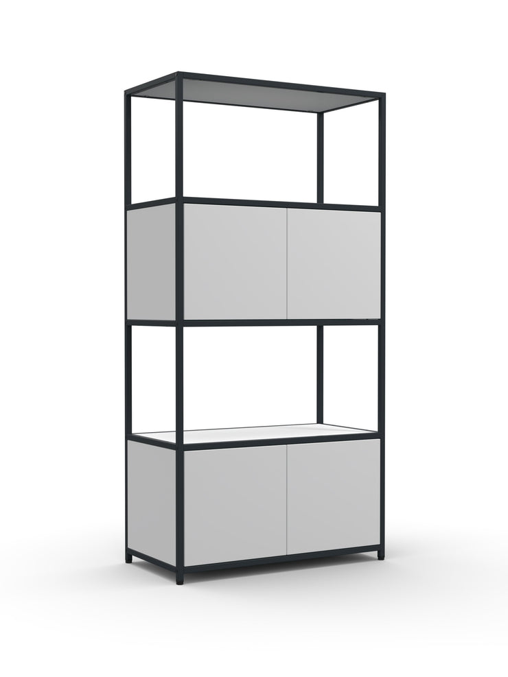 Meltonby | Modular Cabinet With 2 Cupboards And Shelves