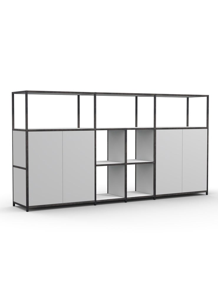 Fawdington | Modular Sideboard With 2 Tall Cupboards And Shelves