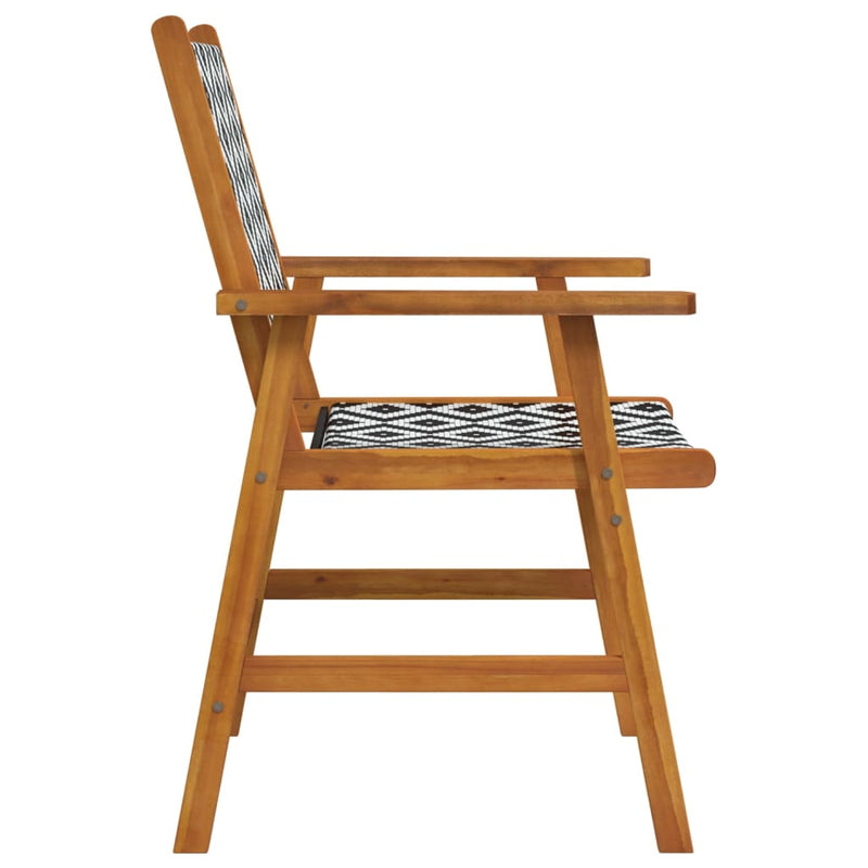 Garden Chairs 4 pcs Solid Acacia Wood Image 5 - uhvx_3096599