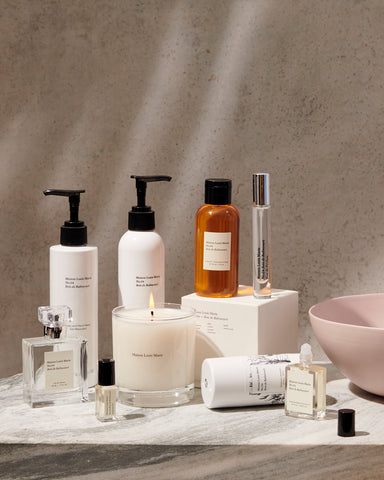 At home luxury products from maison Louis Marie