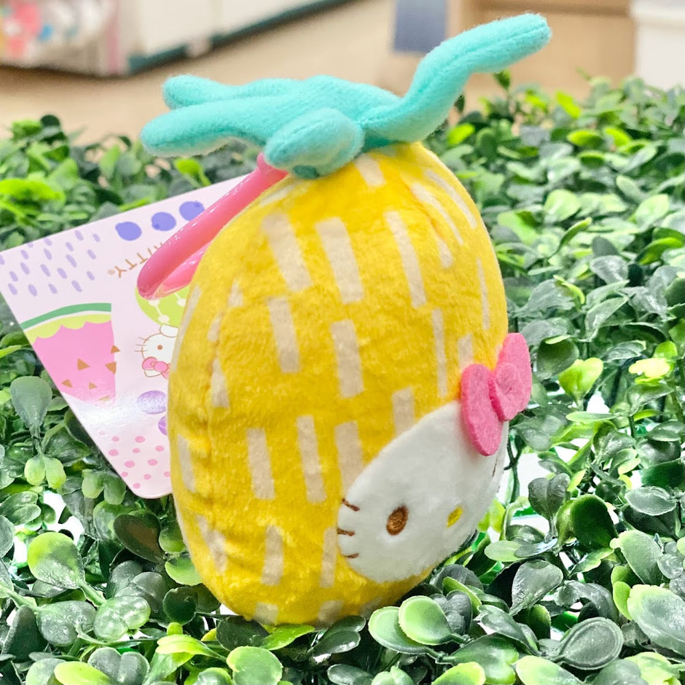 Hello Kitty "Fruit" Pineapple Mascot Clip-On Plush