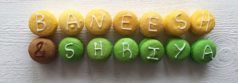 Macaron wedding favours