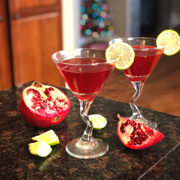 low carb keto pomegranate martini recipe