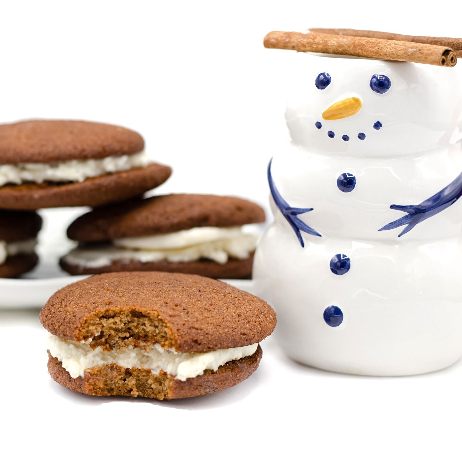 Image of Gingerbread Keto Cookie Sandwich