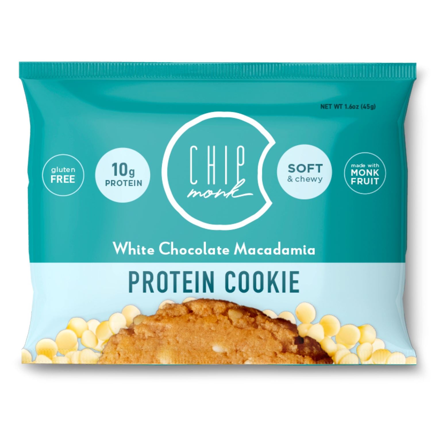 White Chocolate Madacamia Protein Cookies - ChipMonk Baking product image