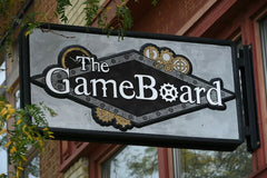 The GameBoard Store Sign
