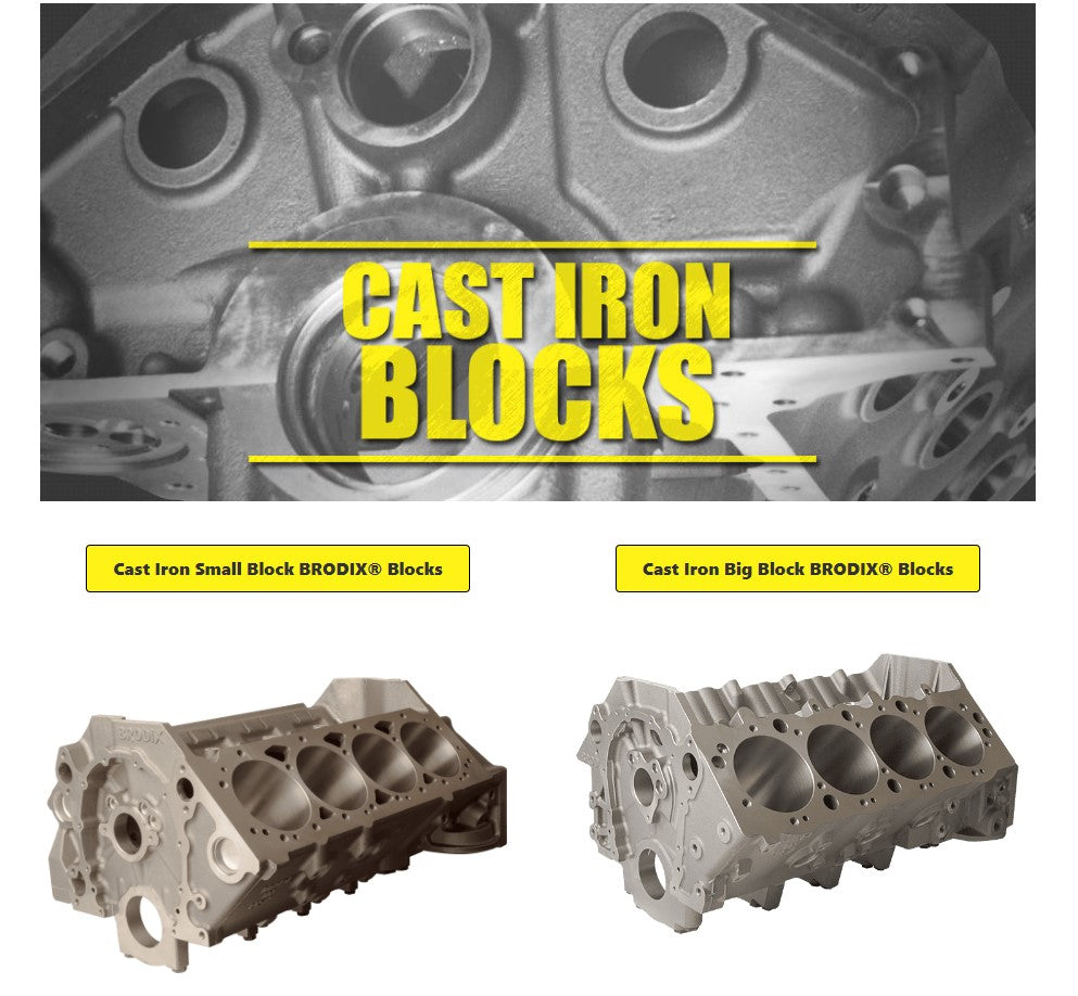 Brodix Cast Iron Blocks