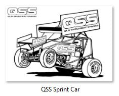 Queensland Speedway Spare Sprint Car Colour In Picture