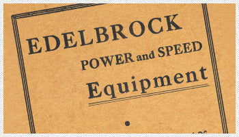 The History Of Edelbrock Performance