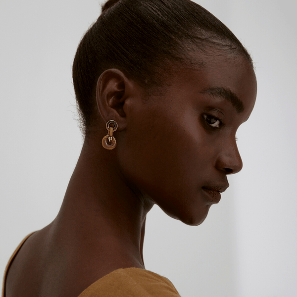 Raku earrings