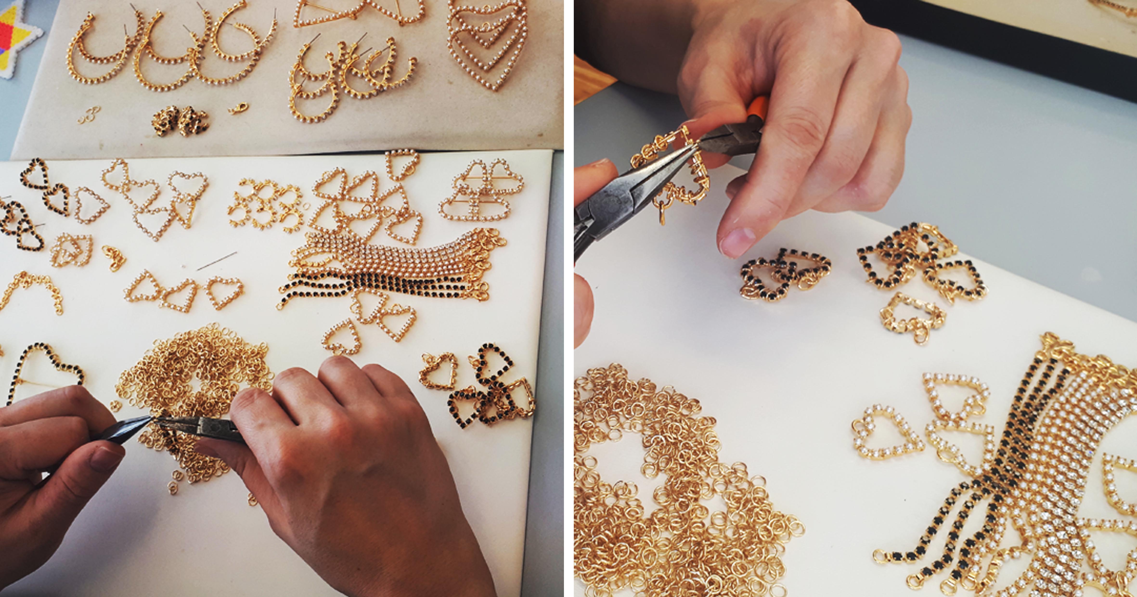 Strass à coudre baguette en cristal facetté - Atelier de la Création