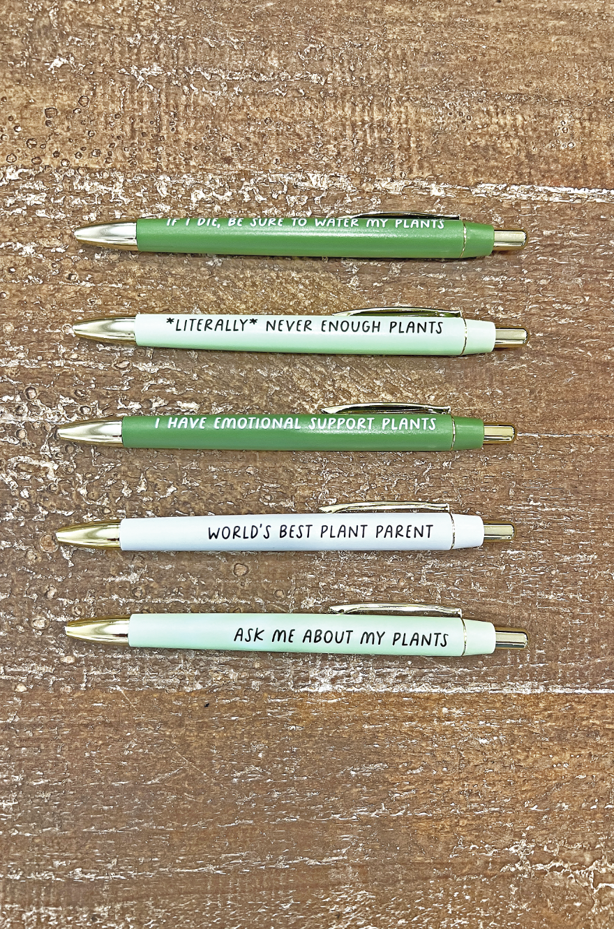 5Pcs/Set Reminder Daily Mantra Pens, Daily Reminders Pens, Swear