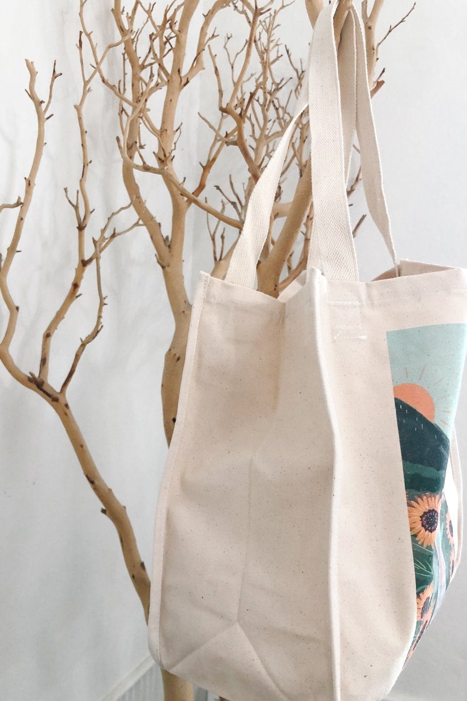 Hello Summer Cotton Canvas Tote Bag – The Cotton & Canvas Co.