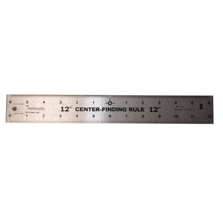 12 Center Finding Rule - Bevel Angle Gauge Carpen