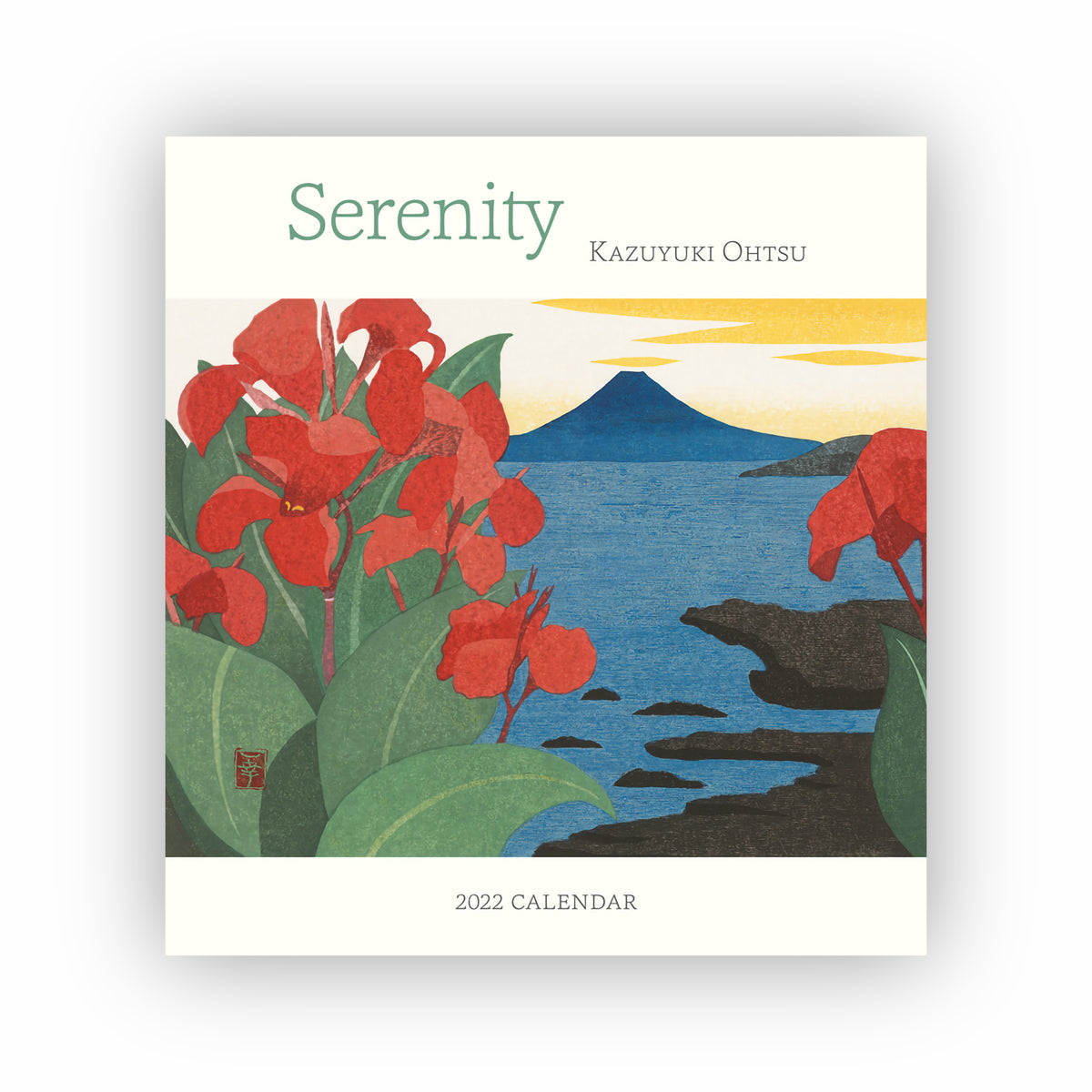 MINI WALL CALENDAR 2022 SERENITY KAZUYUKI OHTSU Hull's Art Supply