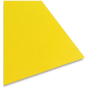 3769 Spotlight 1 Ply Trifold Display Board, 48 Width x 36 Height, Yellow