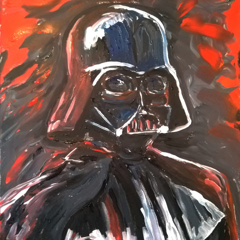 Darth Vader Acrylic Painting