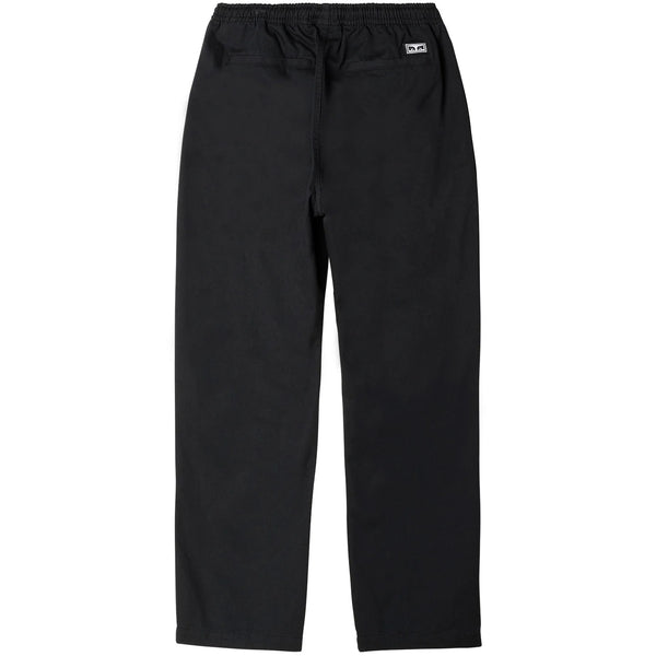 Buy the Obey Easy Twill Pant - Black | Jingo Clothing