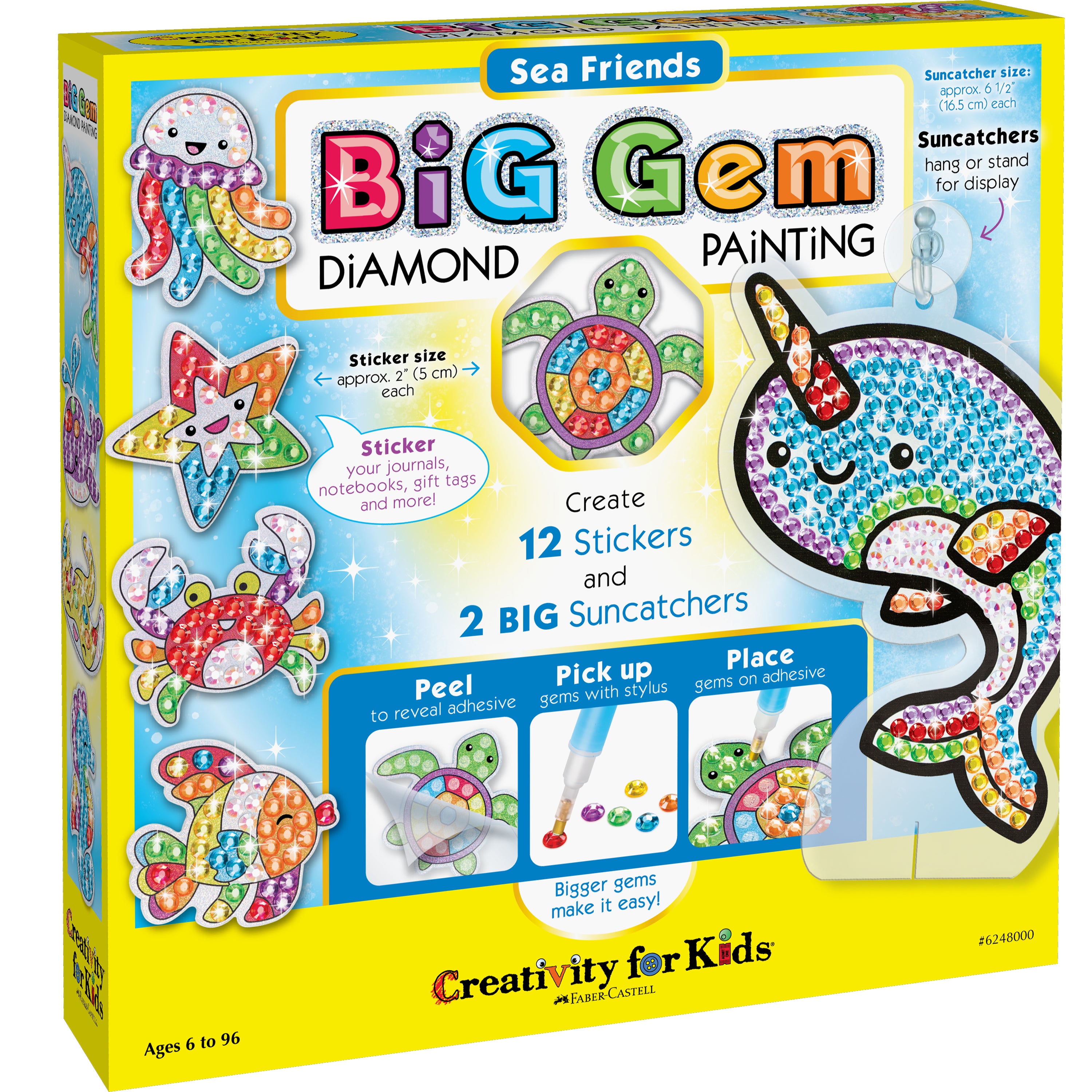 Big Gem Diamond Painting Kit | Sea Life