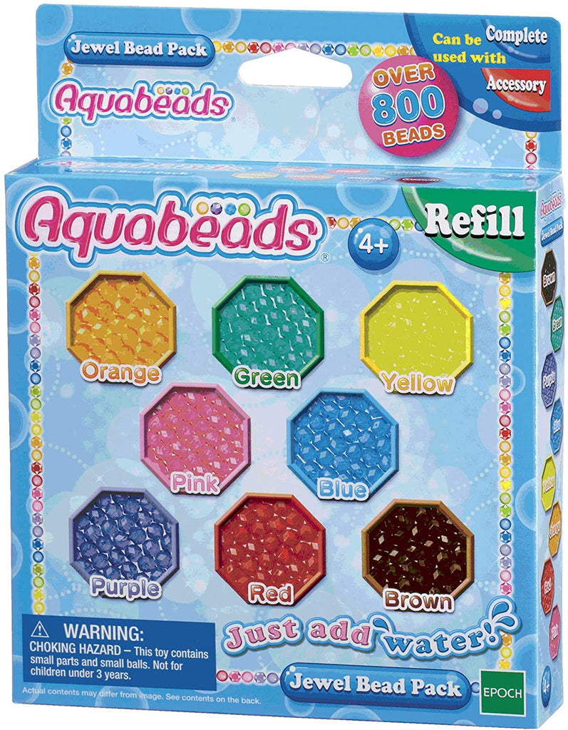 Aquabeads - Aquabeads kit de cuentas multicolor brillantes y nácar, Water  Beads