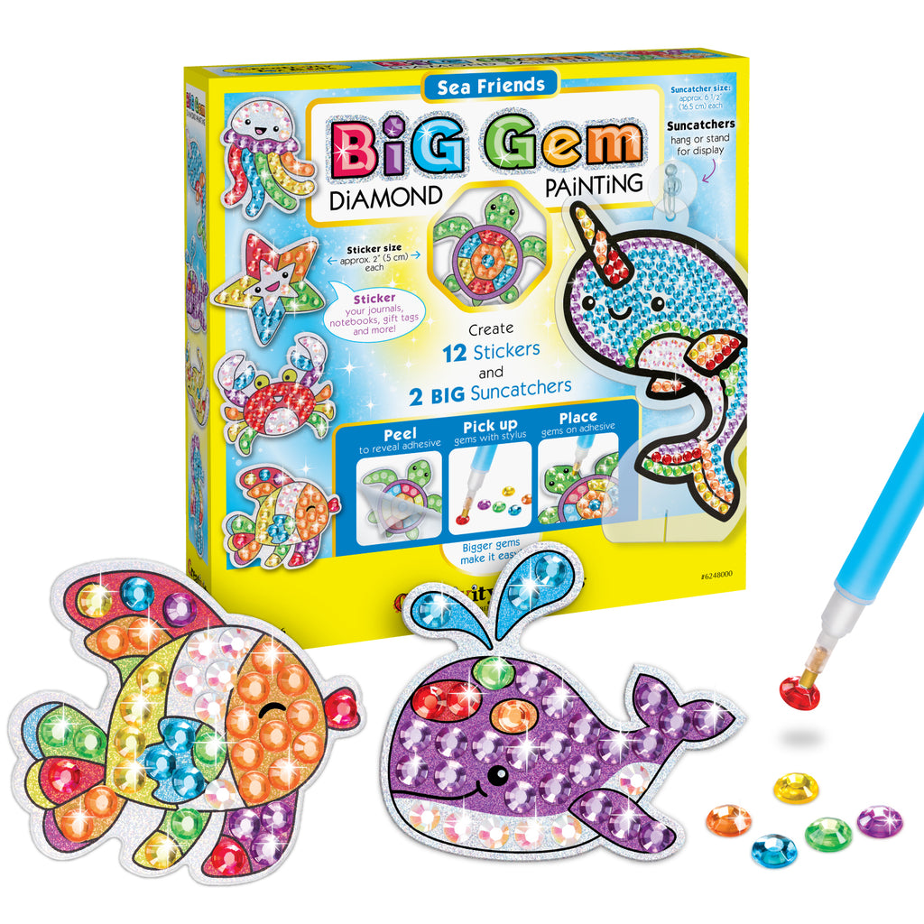 Creativity for Kids Big Gem Diamond Painting Kit - Create Your Own Hol –  Smartazon