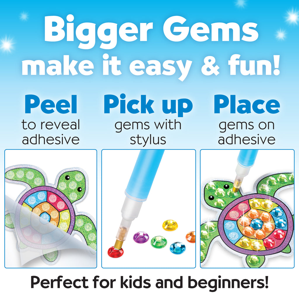 Big Gem Diamond Painting Kit Arts and Crafts for Kids Ages 8-12 Make Y –  ToysCentral - Europe