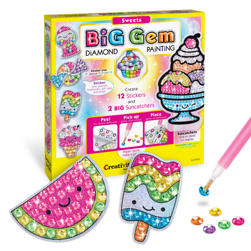 Creativity for Kids Big Gem Diamond Painting Kit - Create Your Own Hol –  Smartazon