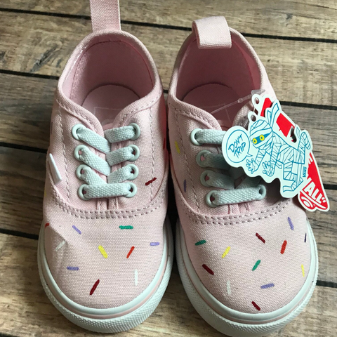 Cupcake Converse  Toddler Hand Painted Custom Converse – With