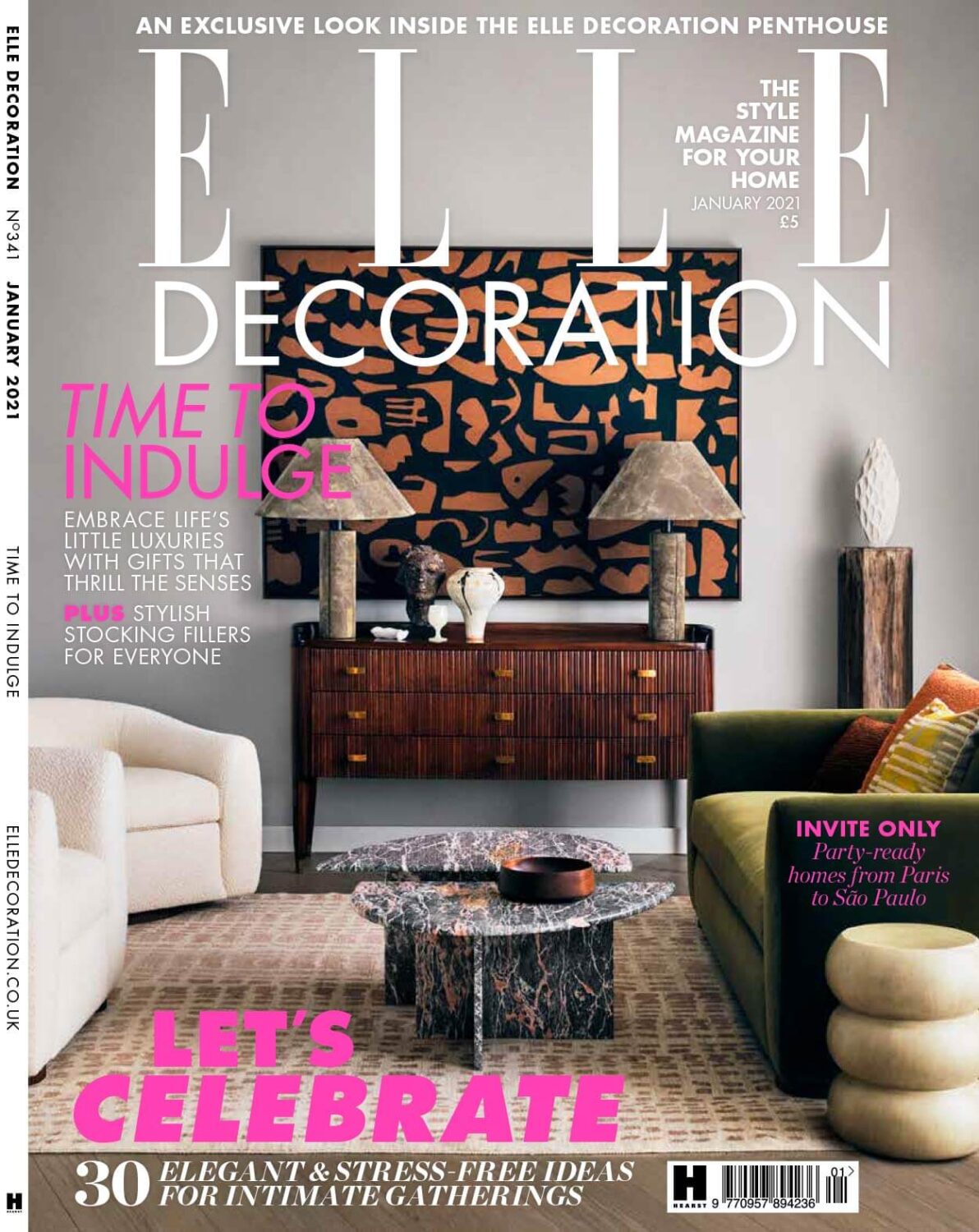 ELLE Decoration Cover Page Feature January 2021 – AU