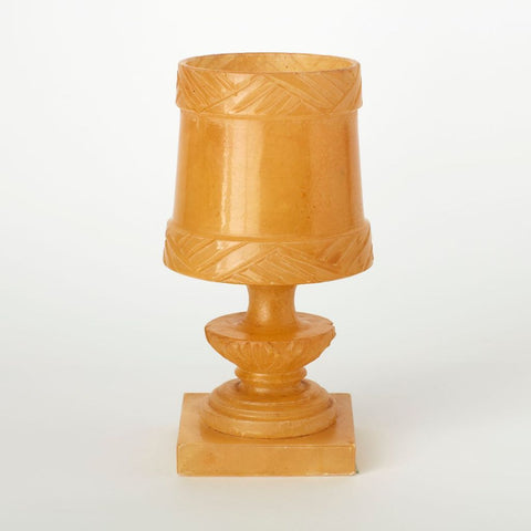 Vintage Ochre Marble Table Lamp