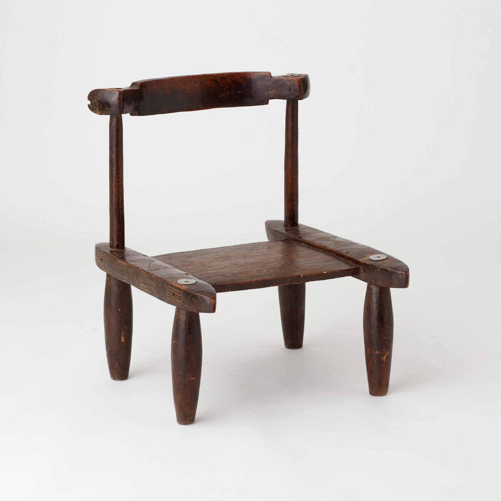 african wooden chair