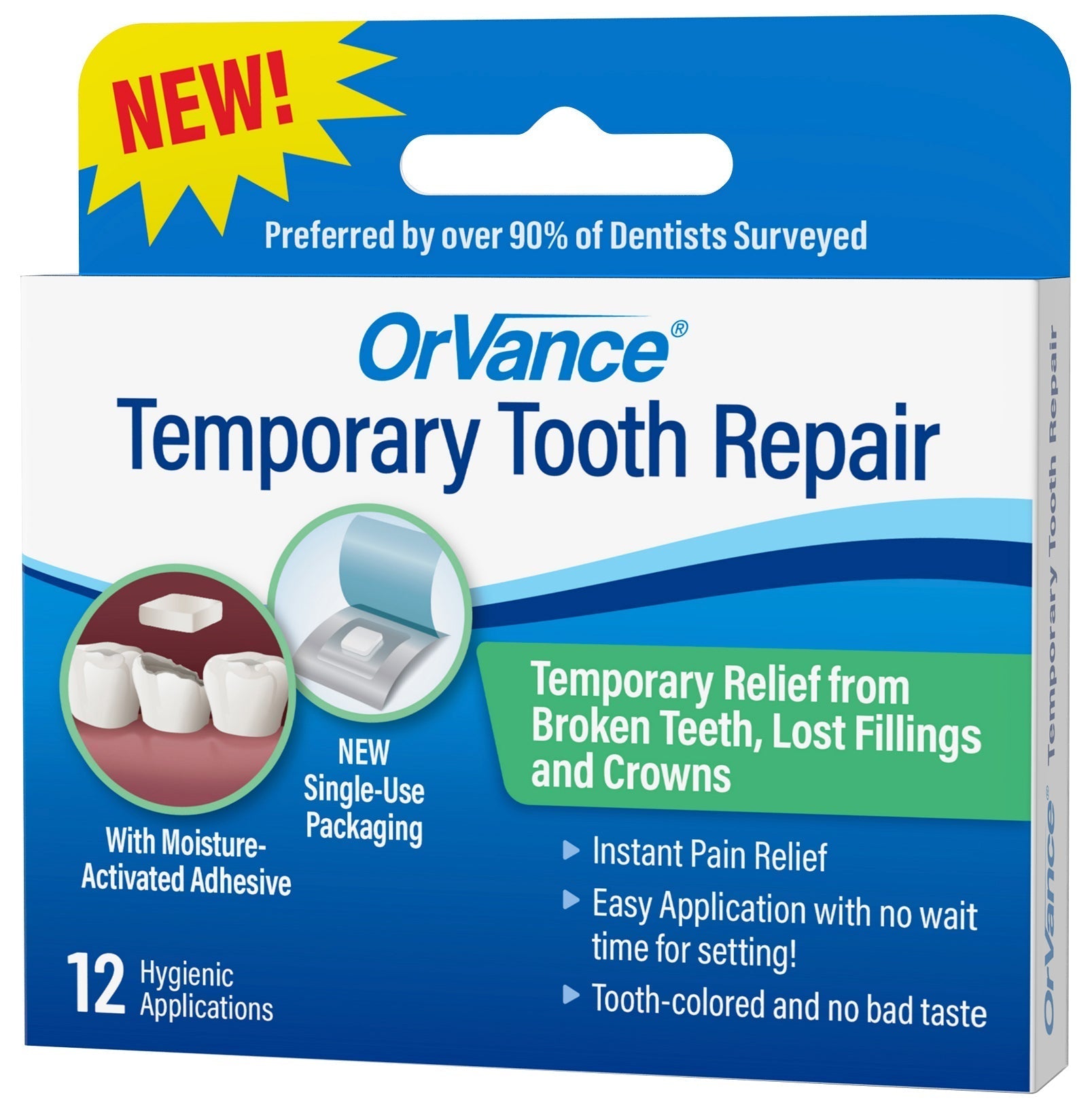 OrVance® Temporary Tooth Repair