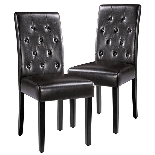 faux leather dinin chair