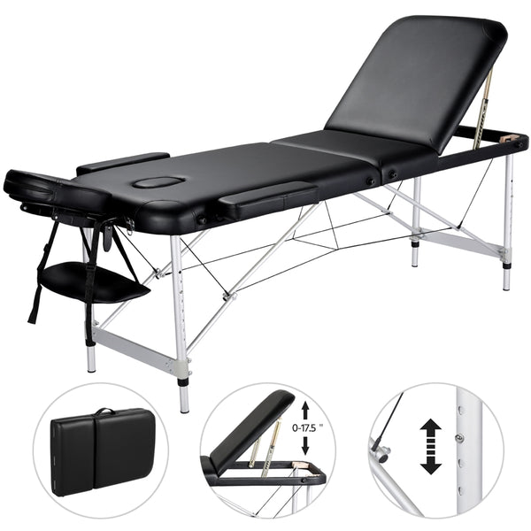 Aluminium Alloy Massage Bed w/3 Sections