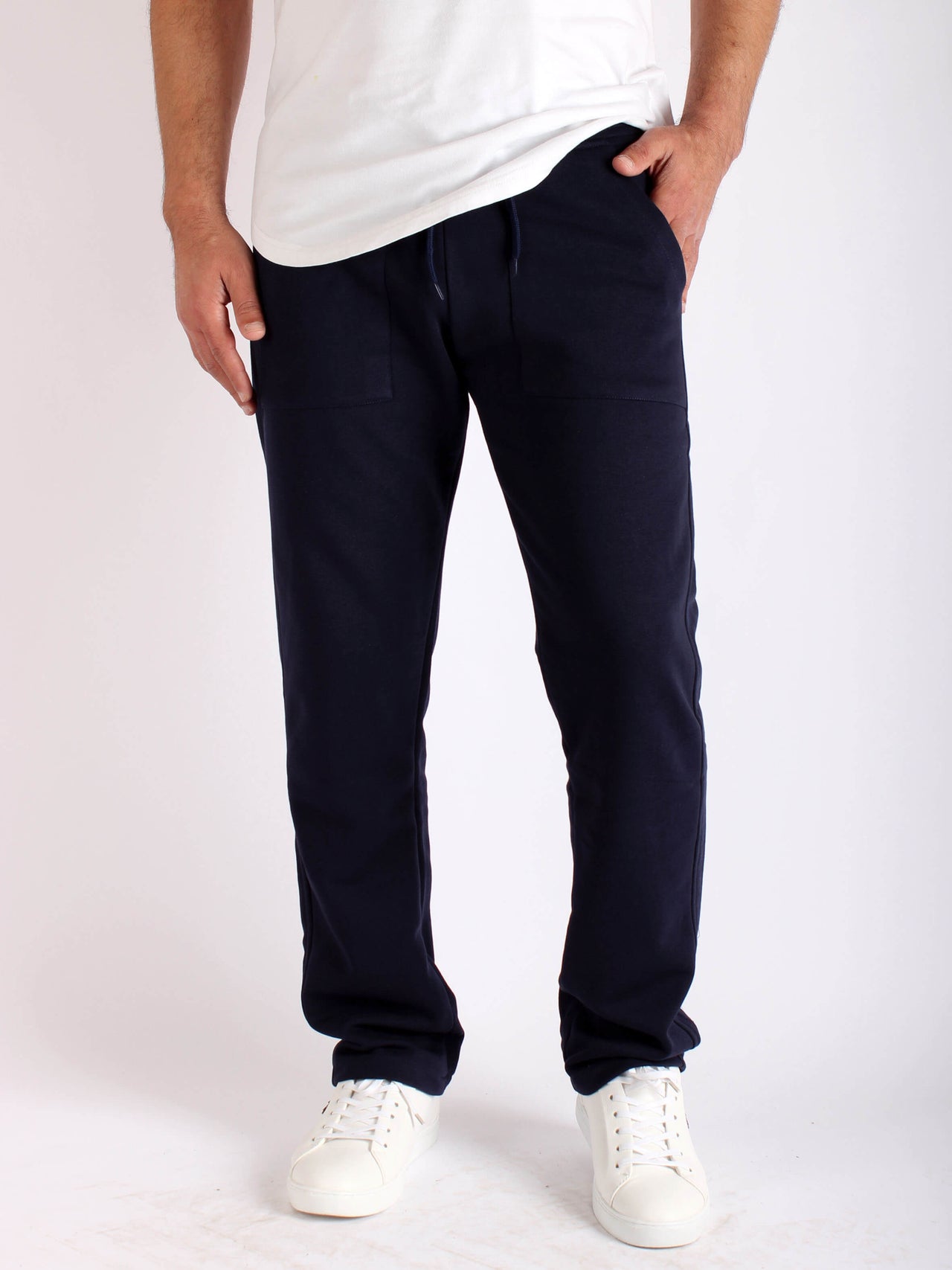 Straight Fit Cotton Sweatpants, 2023 Men Online
