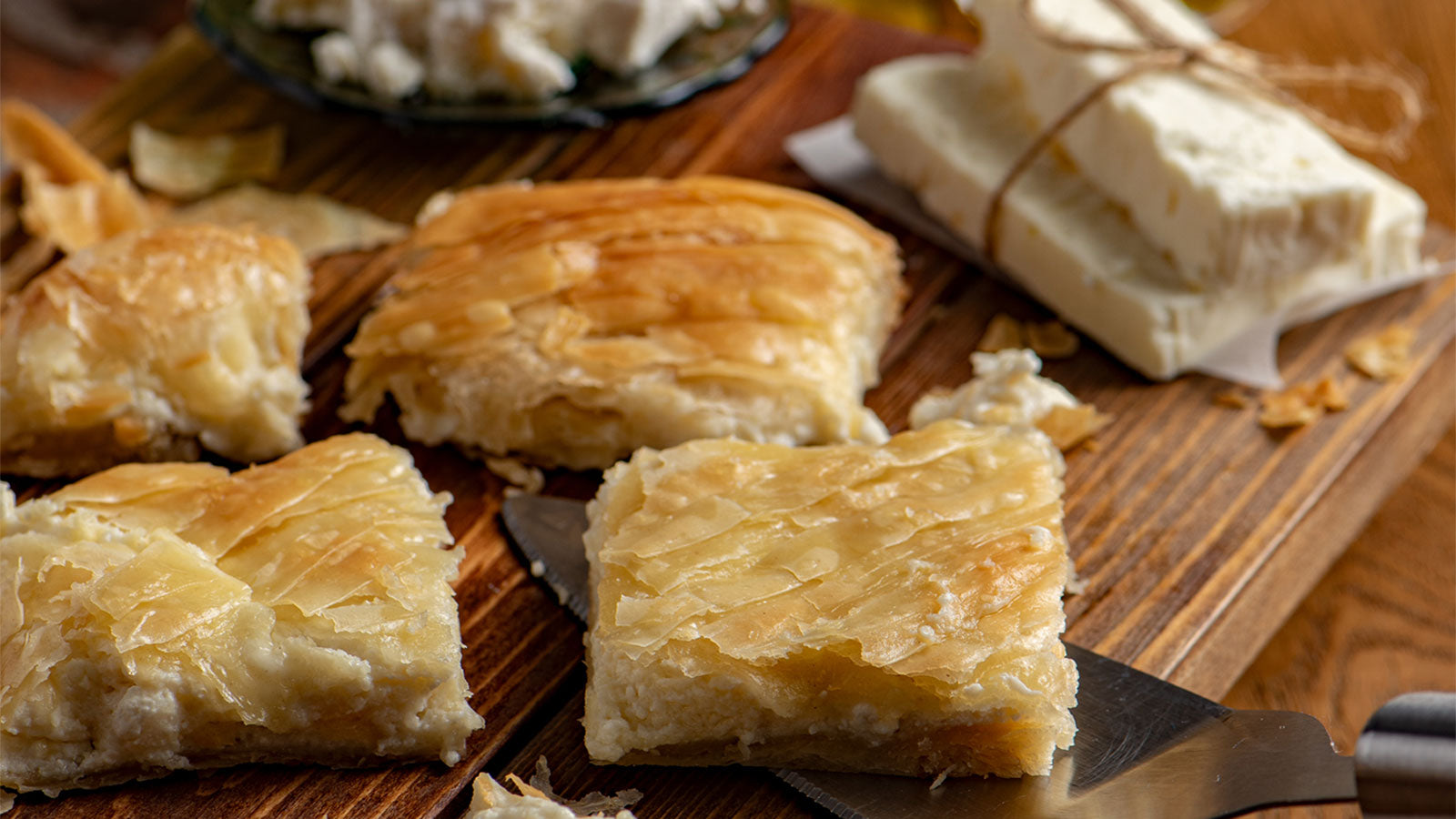 Tartes traditionnelles avec pâte filo