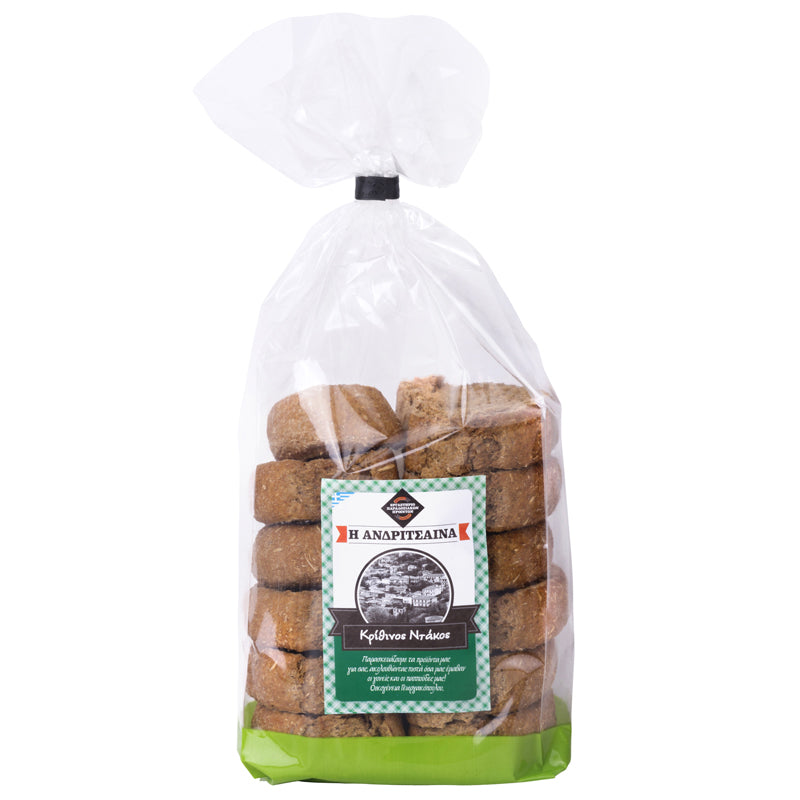 Biscottes crétoises Dako à la farine complète d'orge, Mavrommatis (300 g)