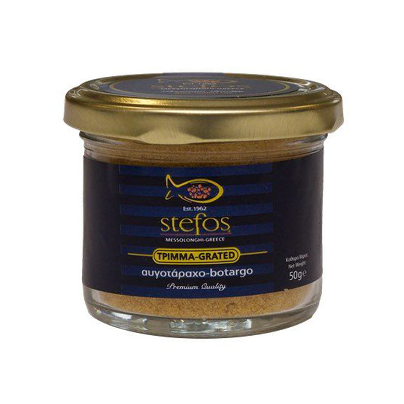 Oeufs de poutargue de mulet en poudre Stefos 50g, produits grecs