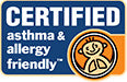 Certified asthma and allergy griendly logo