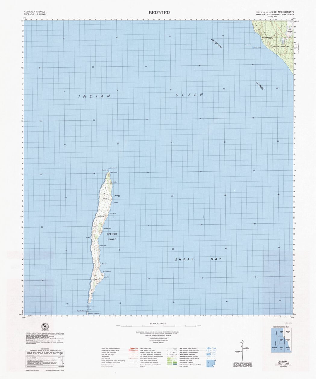 Bernier (1548) Map by Geoscience Australia | Avenza Maps