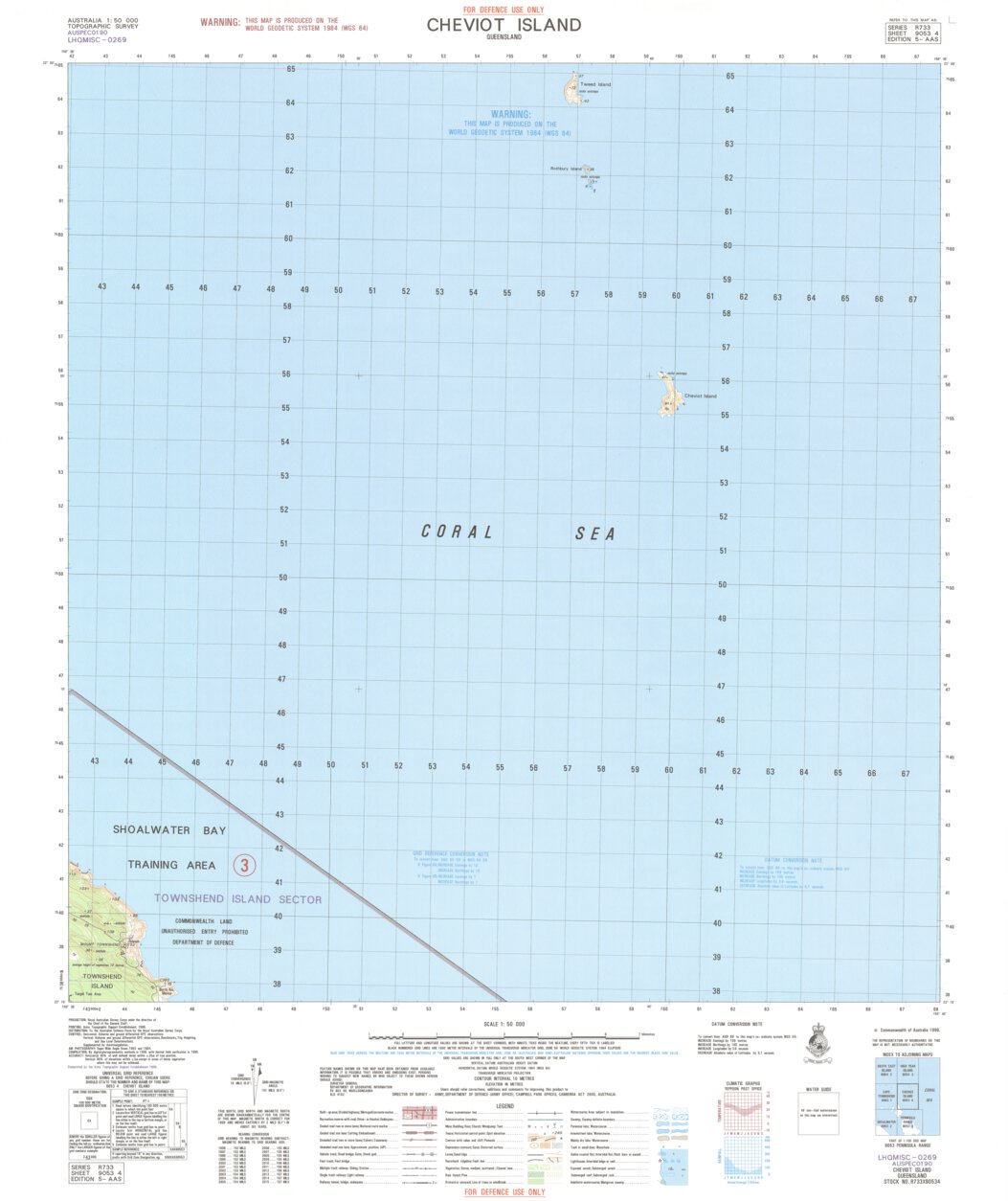 Cheviot Island (9053-4) Map by Geoscience Australia | Avenza Maps