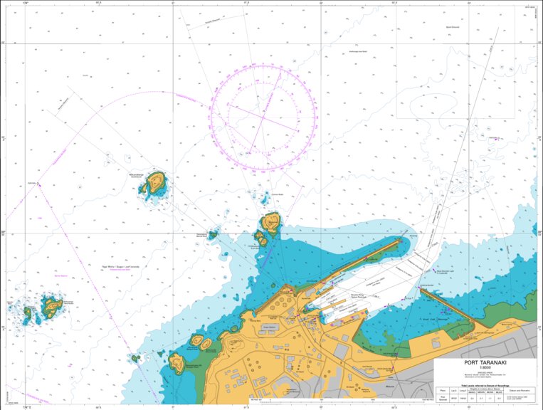 Port Taranaki Map by Land Information New Zealand | Avenza Maps