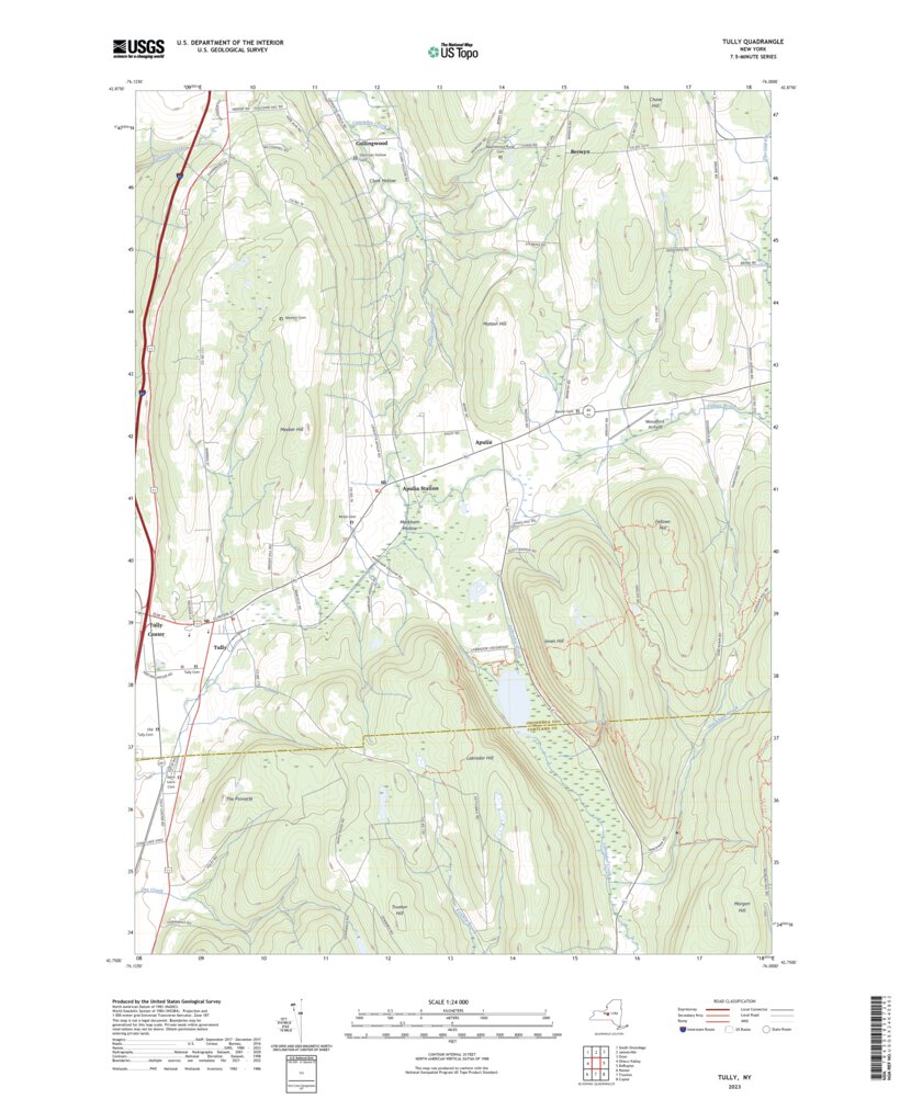 Tully NY 2023 24000 Scale Map By United States Geological Survey   United States Geological Survey Tully Ny 2023 24000 Scale Digital Map 36800568754332 