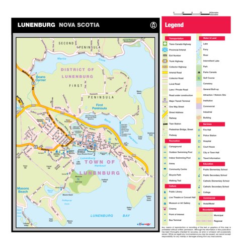 lunenburg tourist map