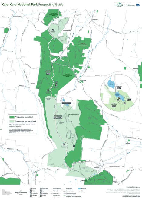 Kara Kara National Park Prospecting Guide Map by Avenza Systems Inc ...