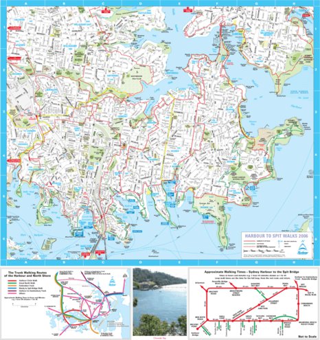 Harbour Bridge to Spit Walk Map map by Avenza Systems Inc. - Avenza ...