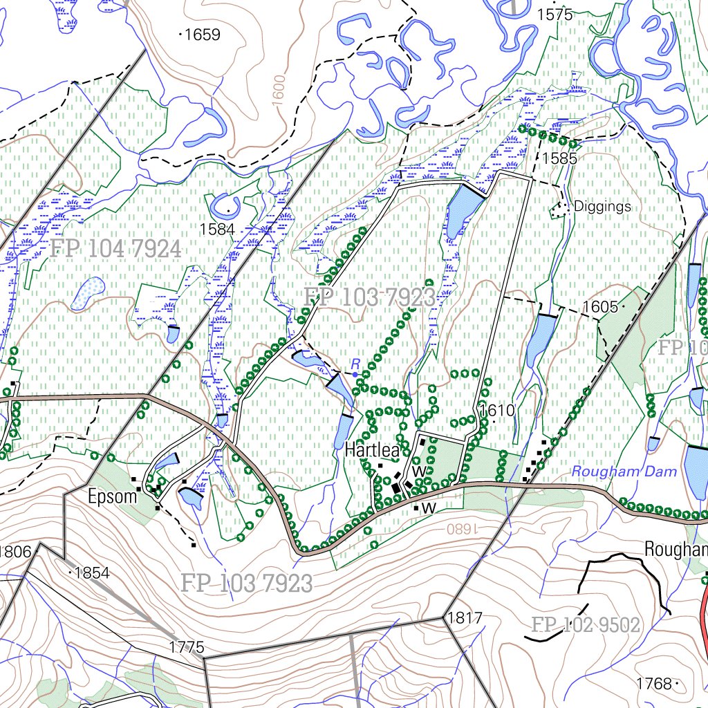 2929CD UNDERBERG map by Chief Directorate: National Geo-spatial ...