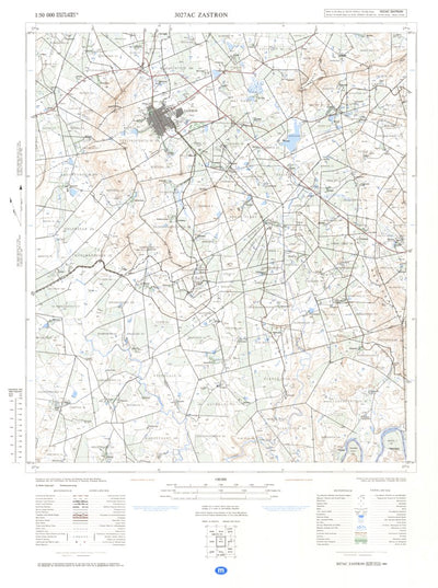 3027AC ZASTRON map by Chief Directorate: National Geo-spatial ...