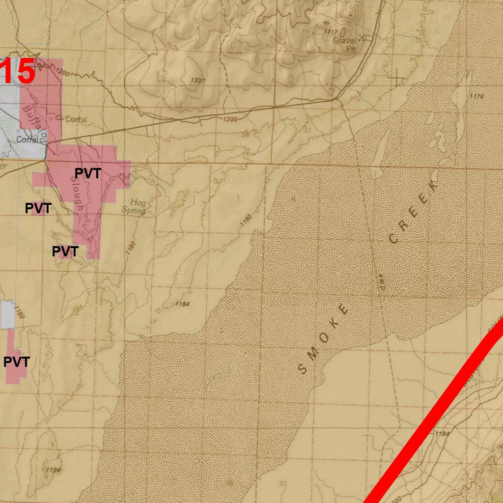 Nevada Hunt Unit 15 Hunt Nevada map by Map the Xperience Avenza
